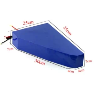52V 20ah Electric Bicycles Battery, Ebike Battery Triangle, Lithium Ion Bike Battery with BMS and Charger for 52V 1000W/750W/500W Bike Motor Mountain Bicycle