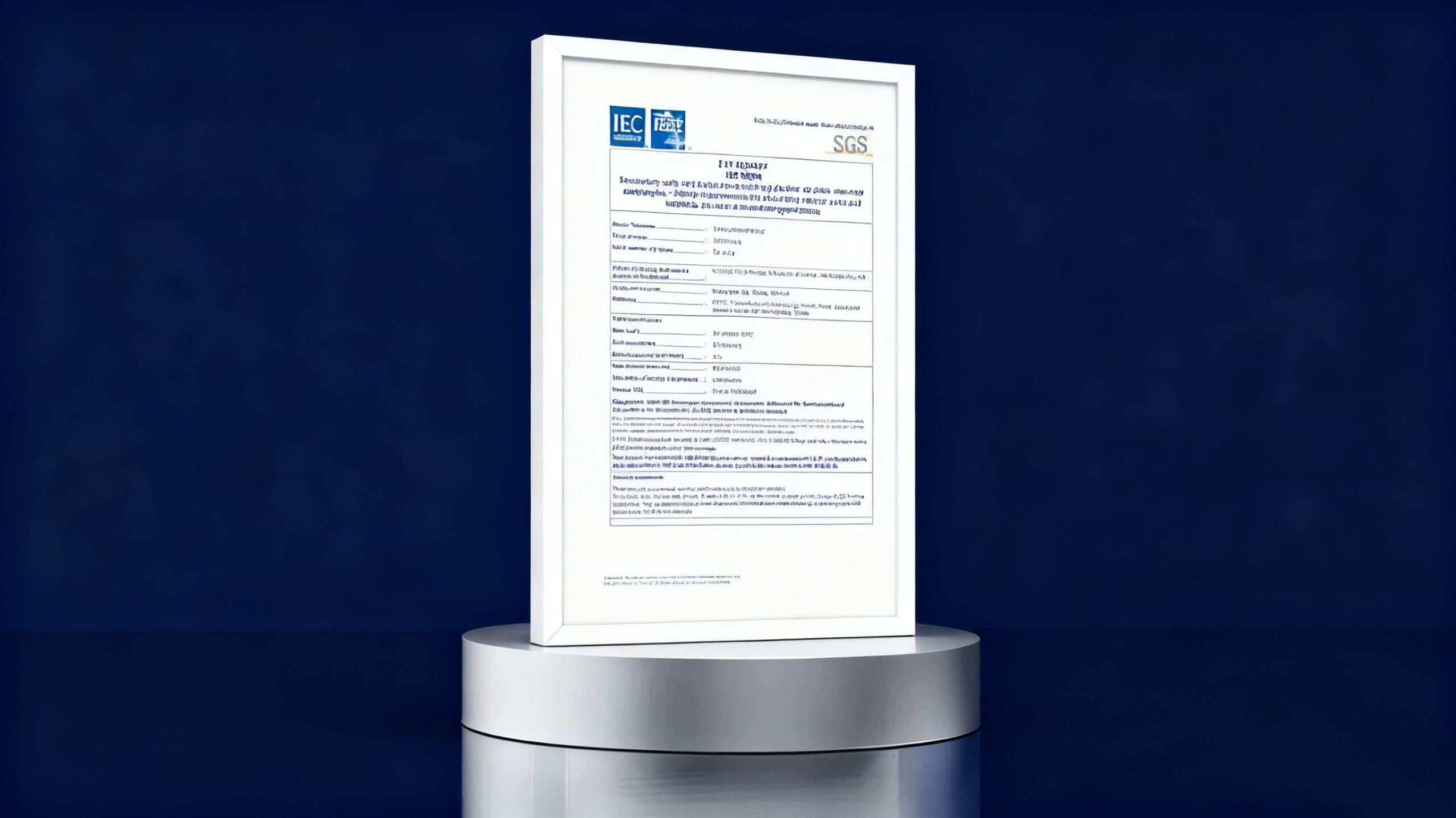 IEC 62619 Certification