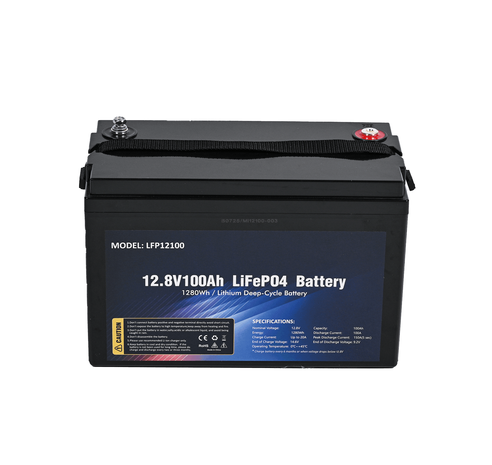 Ecavix 12V 100Ah Battery