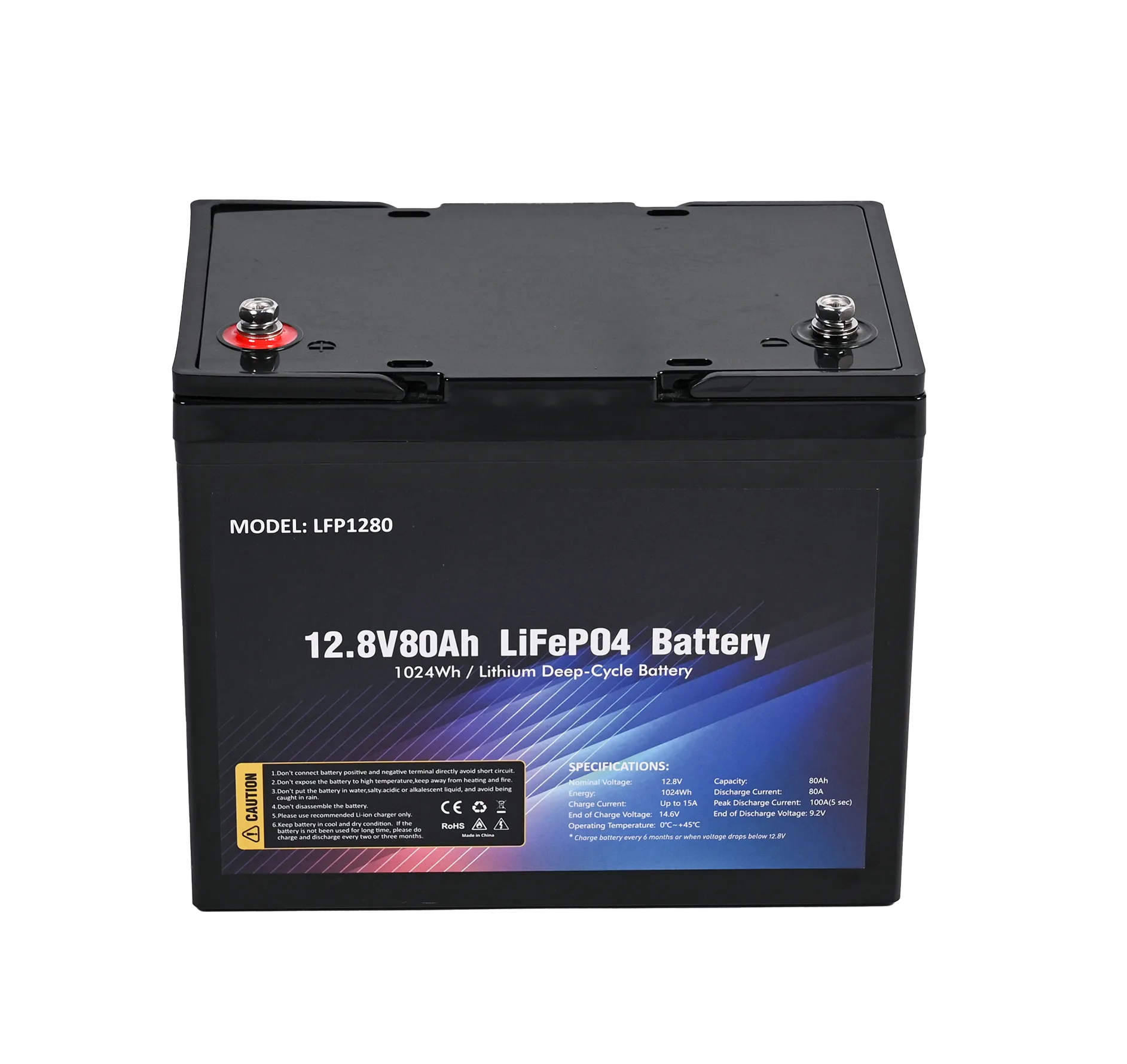 Batería Ecavix 12V 80Ah