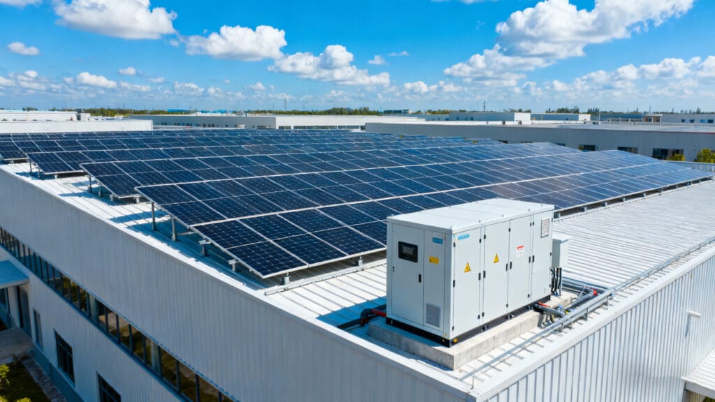 ecavix large-scale factory solar battery installation application
